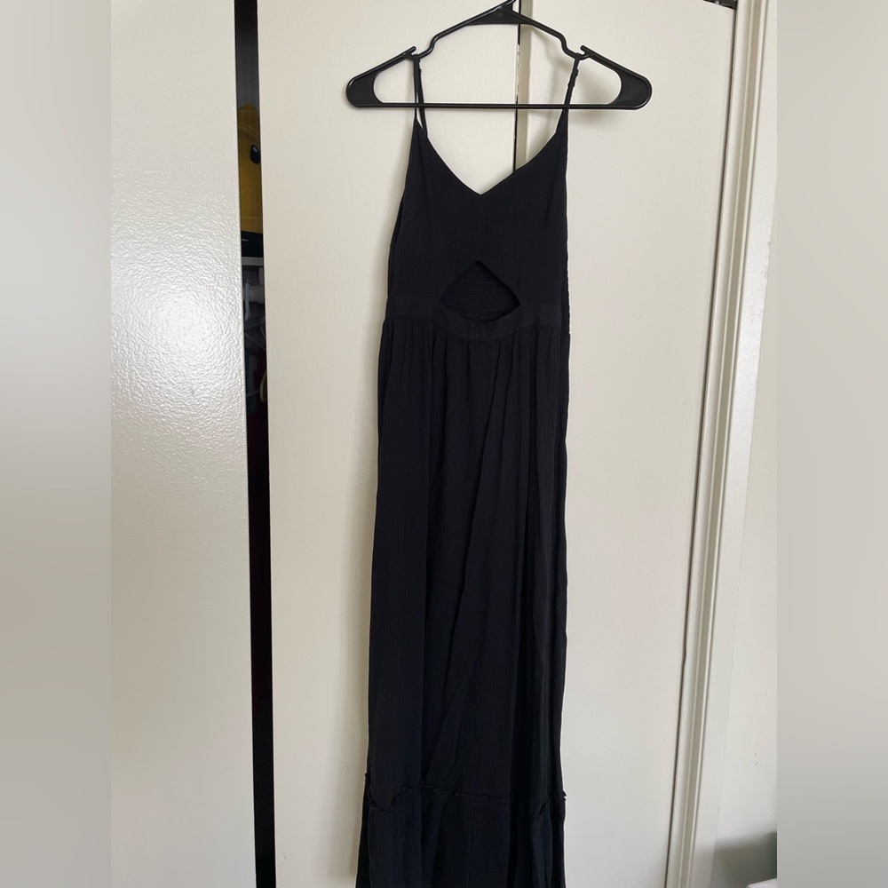 Aerie Black Maxi Dress XS